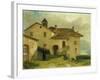 The Church of Santa Maria at Nesso-Anne-Louis Girodet de Roussy-Trioson-Framed Giclee Print