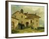 The Church of Santa Maria at Nesso-Anne-Louis Girodet de Roussy-Trioson-Framed Giclee Print