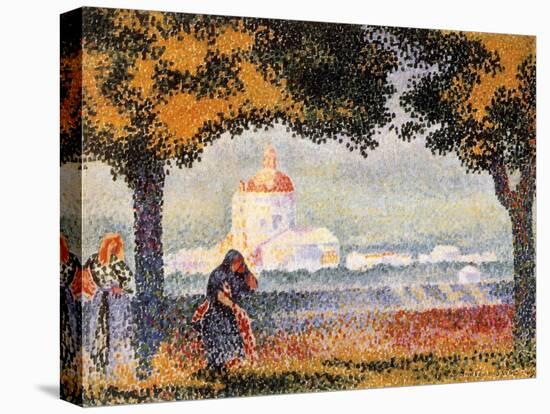 The Church of Santa Maria Degli Angely Near Assisi, 1909-Henri Edmond Cross-Stretched Canvas