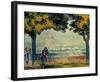 The Church of Santa Maria degli Angely near Assisi-Henri Edmond Cross-Framed Art Print