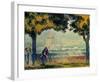 The Church of Santa Maria degli Angely near Assisi-Henri Edmond Cross-Framed Art Print