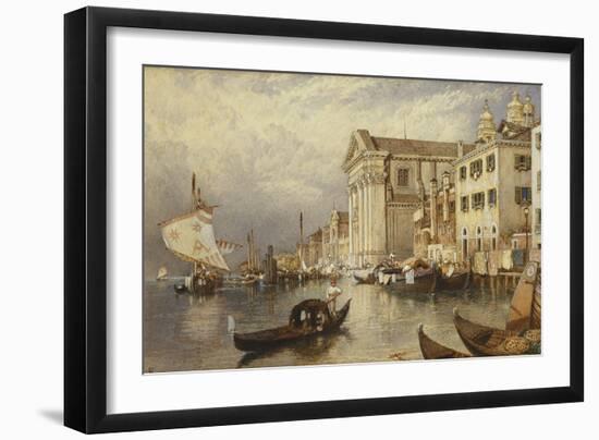 The Church of Santa Maria del Rosario or of the Gesuati, Venice-Myles Birket Foster-Framed Giclee Print