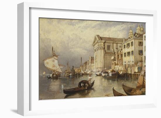 The Church of Santa Maria del Rosario or of the Gesuati, Venice-Myles Birket Foster-Framed Giclee Print