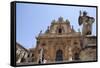 The Church of Santa Maria Del Soccorso, Modica, Sicily, Italy, Europe-Oliviero Olivieri-Framed Stretched Canvas