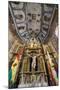 The Church of Santiago De Curahuara with Statue of Jesus on the Cross-Alex Saberi-Mounted Photographic Print