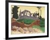 The Church of Souain, 1917-Felix Edouard Vallotton-Framed Giclee Print