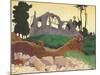 The Church of Souain, 1917-Felix Edouard Vallotton-Mounted Giclee Print