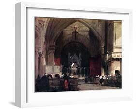 The Church of St Ambrogio, Milan, Early 19th Century-Richard Parkes Bonington-Framed Giclee Print