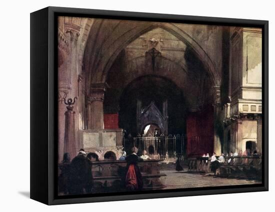 The Church of St Ambrogio, Milan, Early 19th Century-Richard Parkes Bonington-Framed Stretched Canvas