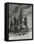 The Church of St Basil in the Place Rouge on Christmas Eve-Frederic De Haenen-Framed Stretched Canvas