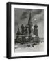 The Church of St Basil in the Place Rouge on Christmas Eve-Frederic De Haenen-Framed Giclee Print