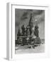 The Church of St Basil in the Place Rouge on Christmas Eve-Frederic De Haenen-Framed Giclee Print