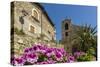 The Church of St. George Dating from 1450 at This Pretty Castle Village High Above Taormina-Rob Francis-Stretched Canvas