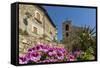 The Church of St. George Dating from 1450 at This Pretty Castle Village High Above Taormina-Rob Francis-Framed Stretched Canvas