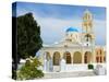The Church of St. George in Oia, Santorini.-neirfy-Stretched Canvas