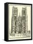 The Church of St Gudule-null-Framed Stretched Canvas