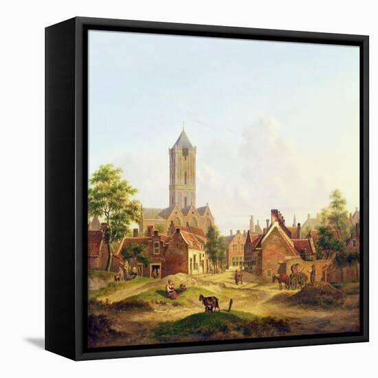 The Church of St. Jacobi, Utrecht-Jan Hendrik Verheyen-Framed Stretched Canvas