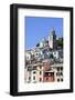 The Church of St. Lawrence Sits Above Colourful Buildings at Porto Venere-Mark Sunderland-Framed Photographic Print