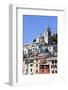 The Church of St. Lawrence Sits Above Colourful Buildings at Porto Venere-Mark Sunderland-Framed Photographic Print