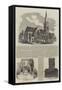 The Church of St Mary in Stoke Newington-null-Framed Stretched Canvas