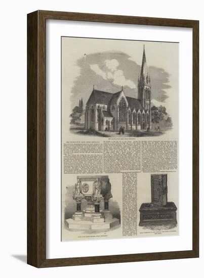 The Church of St Mary in Stoke Newington-null-Framed Giclee Print