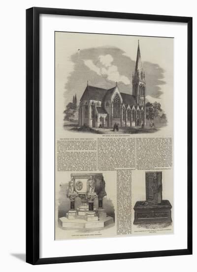 The Church of St Mary in Stoke Newington-null-Framed Giclee Print