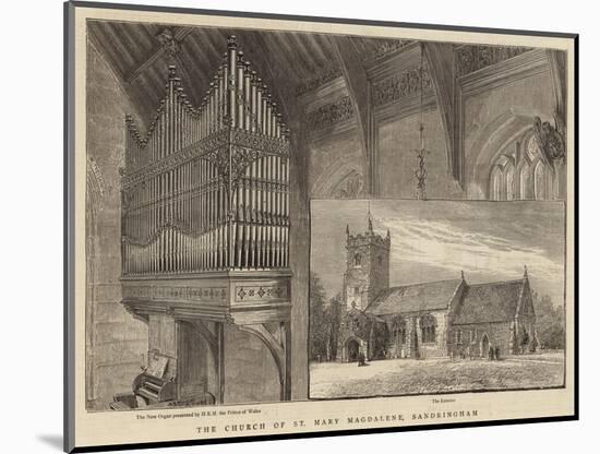The Church of St Mary Magdalene, Sandringham-null-Mounted Giclee Print
