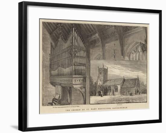 The Church of St Mary Magdalene, Sandringham-null-Framed Giclee Print