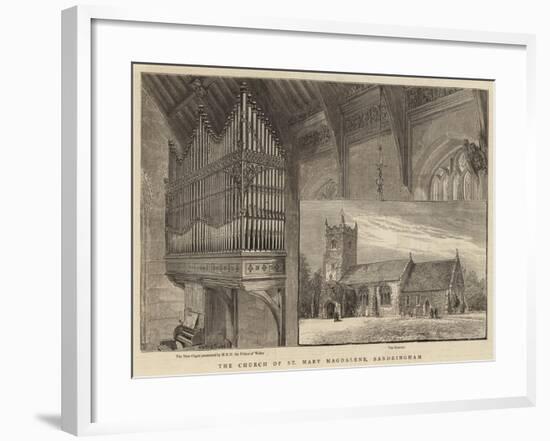 The Church of St Mary Magdalene, Sandringham-null-Framed Giclee Print