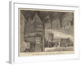 The Church of St Mary Magdalene, Sandringham-null-Framed Giclee Print