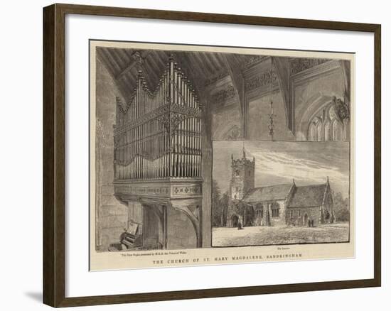 The Church of St Mary Magdalene, Sandringham-null-Framed Giclee Print