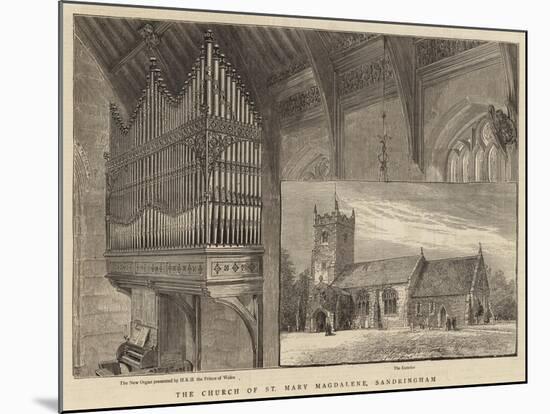 The Church of St Mary Magdalene, Sandringham-null-Mounted Giclee Print