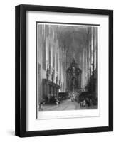 The Church of St Paul, Antwerp, 19th Century-E Challis-Framed Premium Giclee Print