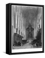 The Church of St Paul, Antwerp, 19th Century-E Challis-Framed Stretched Canvas