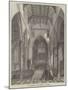 The Church of St Peter, Restored, at Sudbury-null-Mounted Giclee Print