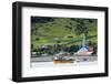 The Church of Tenaun (Church of Our Lady of Patrocinio), Chiloe island, Northern Patagonia, Chile, -Alex Robinson-Framed Photographic Print