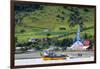 The Church of Tenaun (Church of Our Lady of Patrocinio), Chiloe island, Northern Patagonia, Chile, -Alex Robinson-Framed Photographic Print