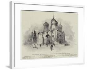 The Church of the Assumption, Moscow, in Which the Czars of Russia are Crowned-Herbert Railton-Framed Giclee Print