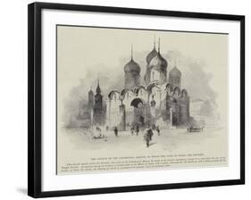 The Church of the Assumption, Moscow, in Which the Czars of Russia are Crowned-Herbert Railton-Framed Giclee Print