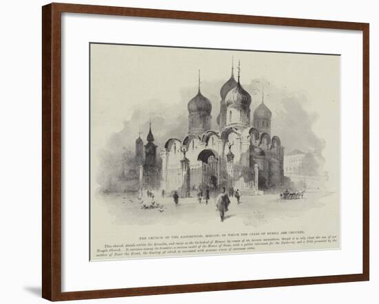 The Church of the Assumption, Moscow, in Which the Czars of Russia are Crowned-Herbert Railton-Framed Giclee Print