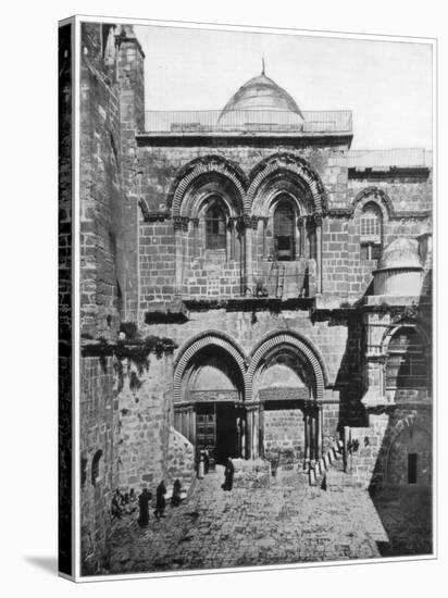 The Church of the Holy Sepulchre, Jerusalem, Late 19th Century-John L Stoddard-Stretched Canvas