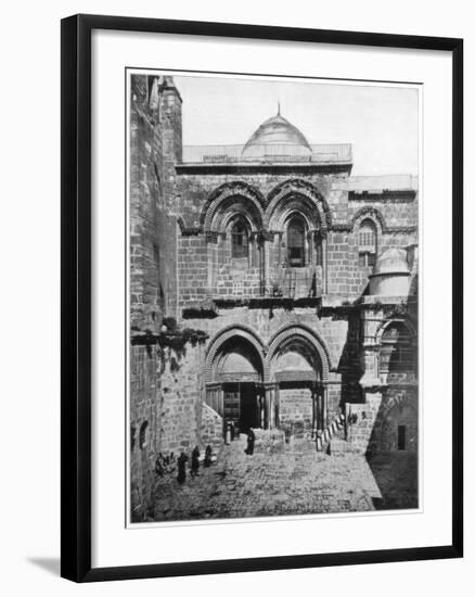 The Church of the Holy Sepulchre, Jerusalem, Late 19th Century-John L Stoddard-Framed Giclee Print