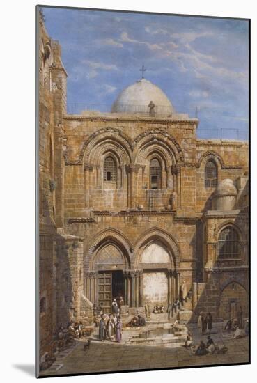 The Church of the Holy Sepulchre, Jerusalem-Carl Friedrich Heinrich Werner-Mounted Giclee Print