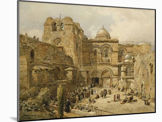 The Church of the Holy Sepulchre, Jerusalem-Nathaniel Everett Green-Mounted Giclee Print