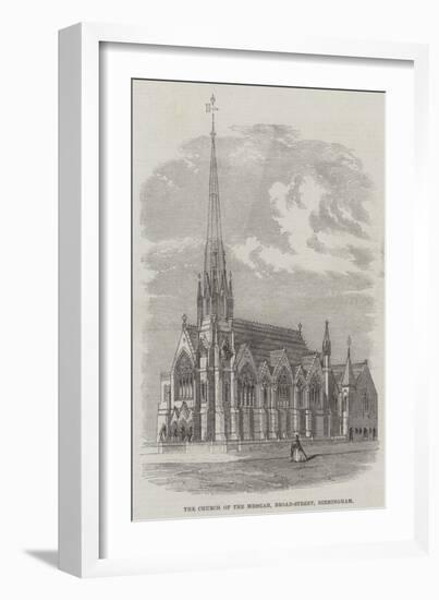 The Church of the Messiah, Broad-Street, Birmingham-null-Framed Giclee Print