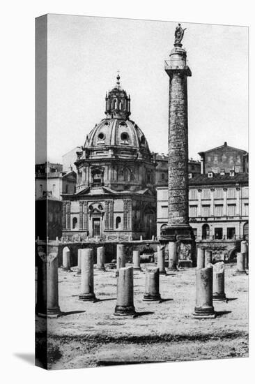 The Church of the Most Holy Name of Mary at the Trajan Forum, Rome, Italy, C1930s-null-Stretched Canvas