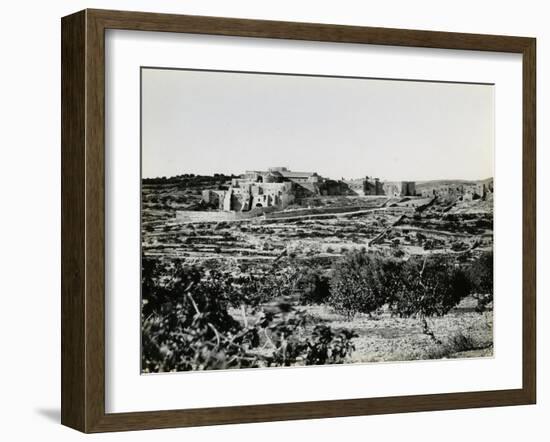 The Church of the Nativity, Bethlehem, 1850s-Mendel John Diness-Framed Giclee Print