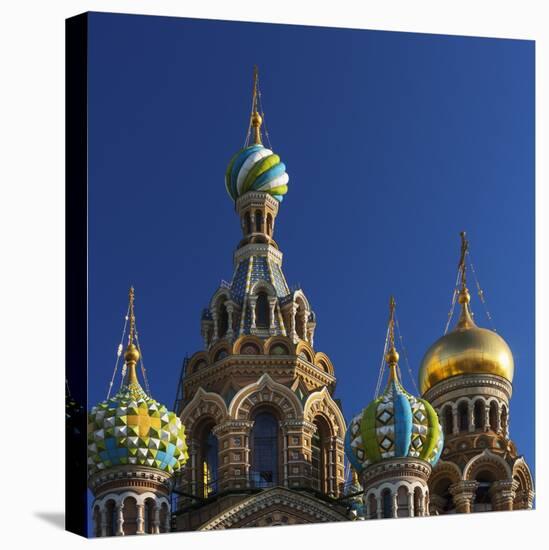 The Church of the Spilled Blood.-Jon Hicks-Stretched Canvas