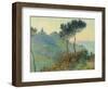 The church of Varengeville, evening sun (L'eglise de Varengeville, soleil couchant). 1882-Claude Monet-Framed Giclee Print