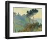 The church of Varengeville, evening sun (L'eglise de Varengeville, soleil couchant). 1882-Claude Monet-Framed Giclee Print